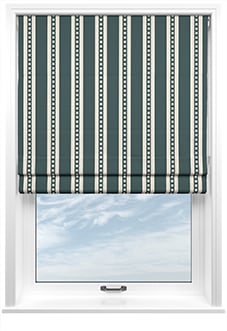 The British Stripe Co. Edgar, Teignbridge No.1 - Roman Blind